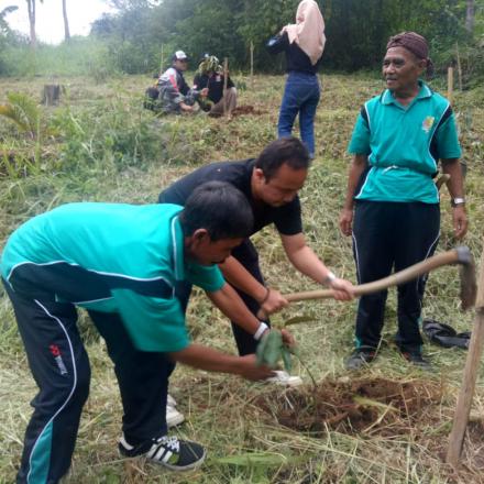 Kegiatan Penanaman Pohon di Bukit Batu Cula.