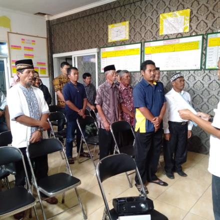 Pelantikan Kelompok Penyelenggaran Pemungutan Suara (KPPS) Desa Babakan